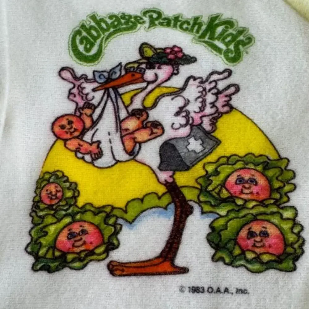Vintage 1983‎ Cabbage Patch Baby Sleeper Newborn Tommee Tippee
